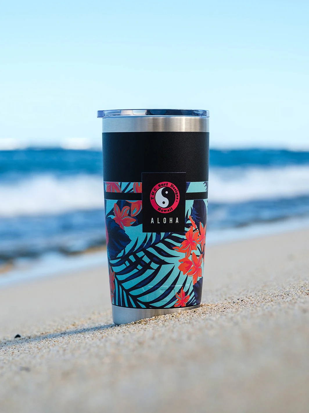T&C Surf 20 oz Botanic Tumbler Yeti - Image 5