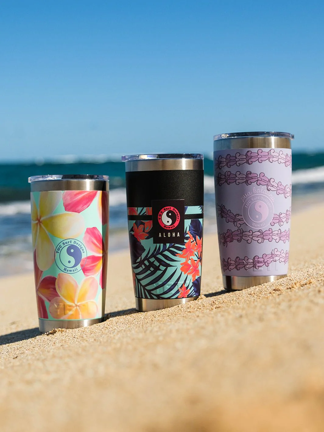 T&C Surf 20 oz Botanic Tumbler Yeti - Image 8