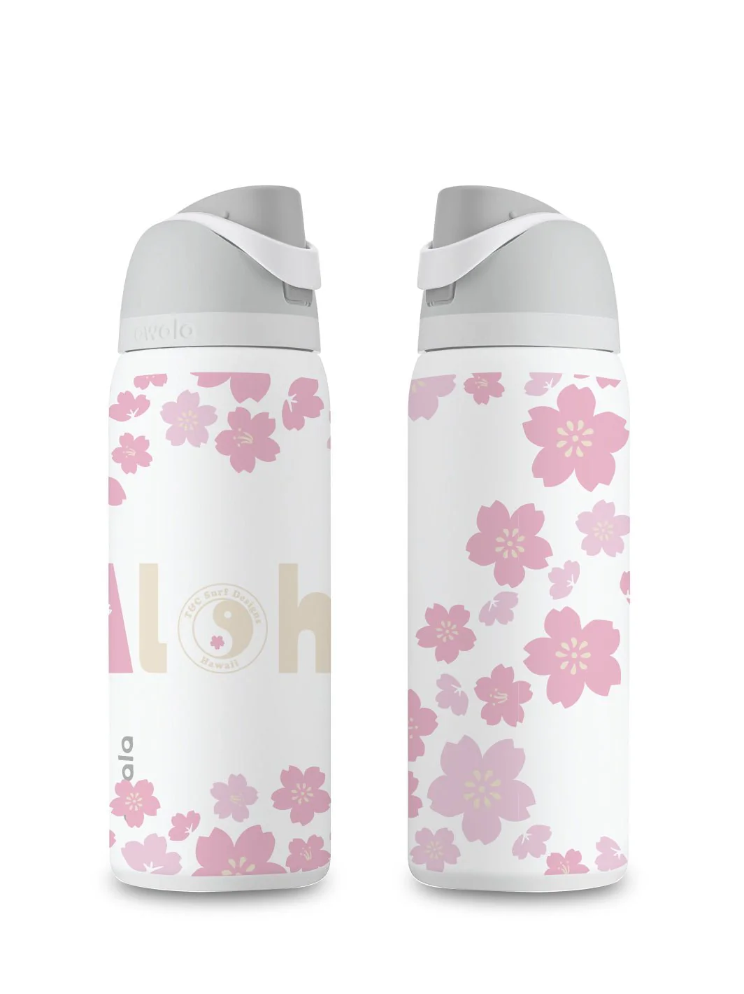 T&C Surf 32 oz Cute Sakura Owala - Image 3