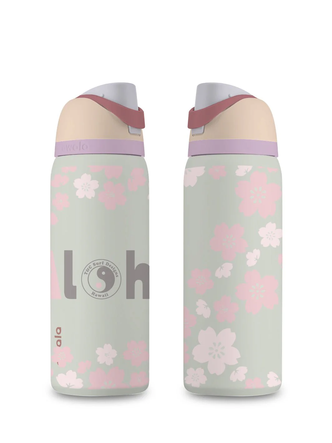 T&C Surf 32 oz Cute Sakura Owala - Image 6