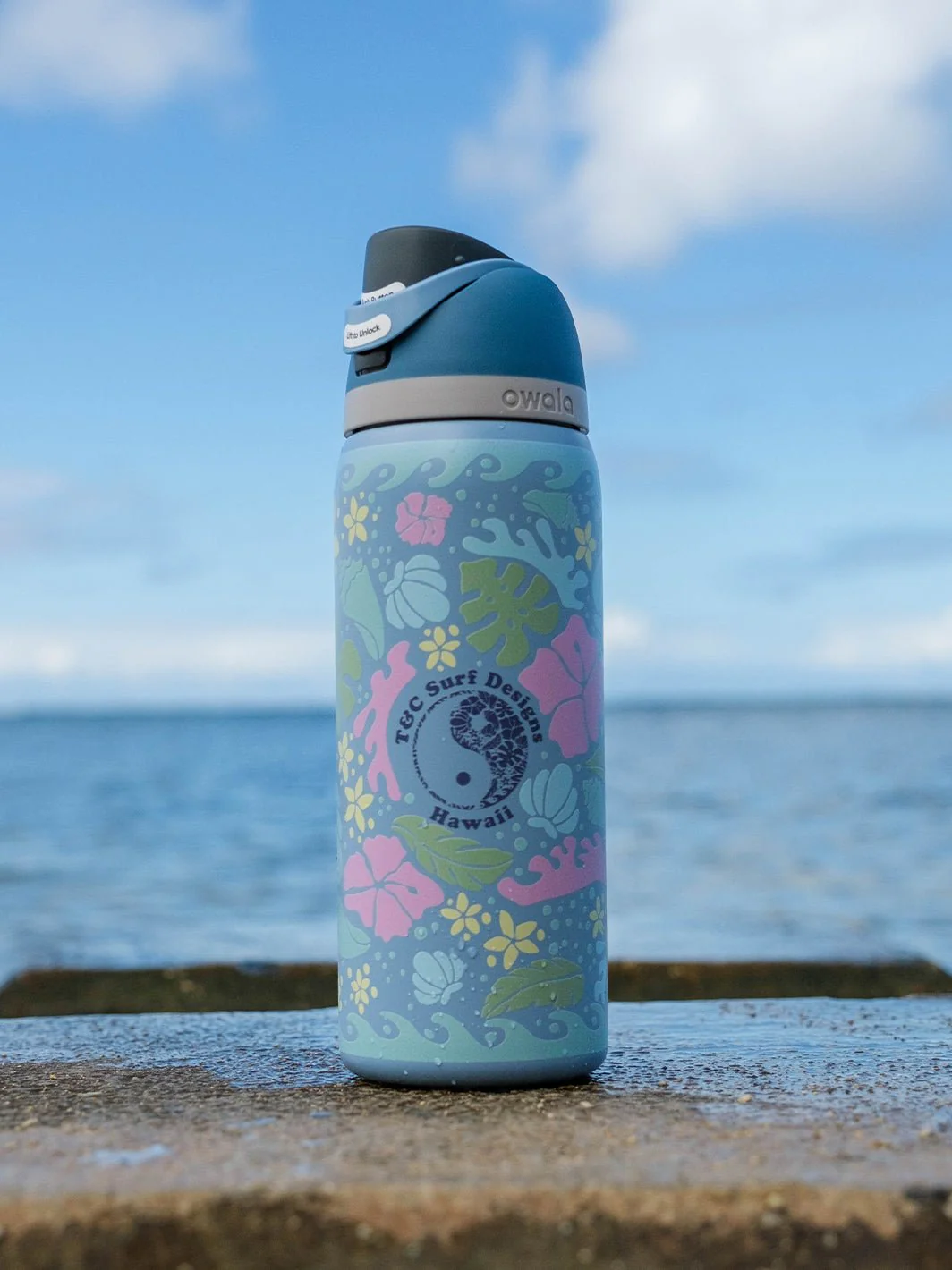 T&C Surf 32 oz Ocean Is Life Owala - Image 15