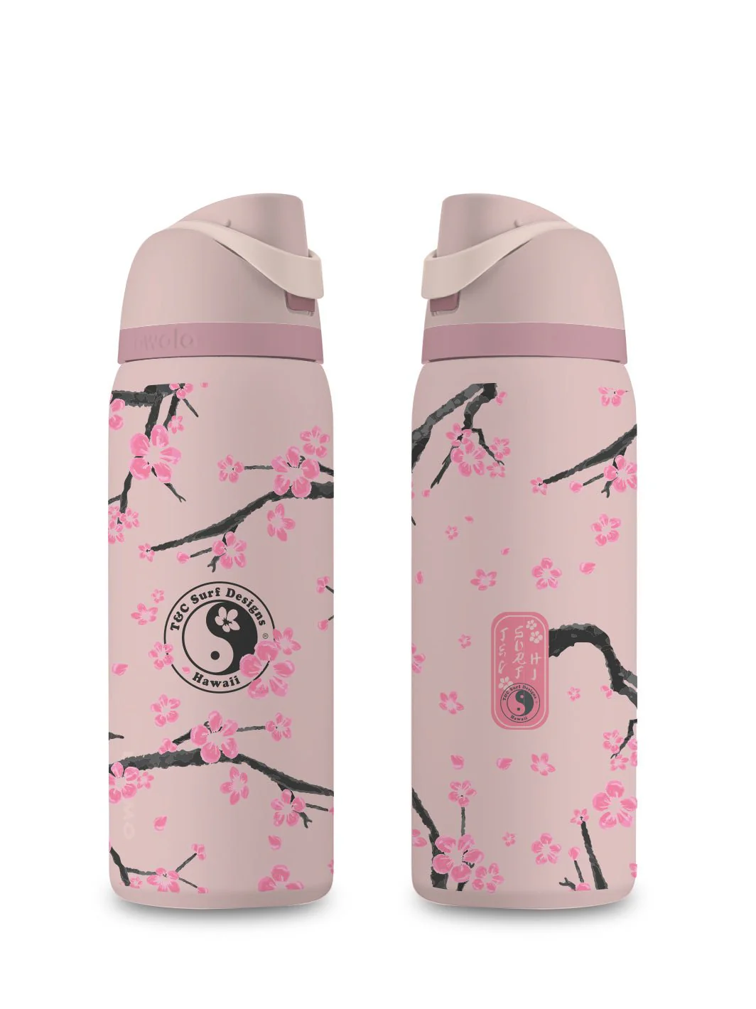 T&C Surf 32 oz Plum Blossom Owala - Image 4