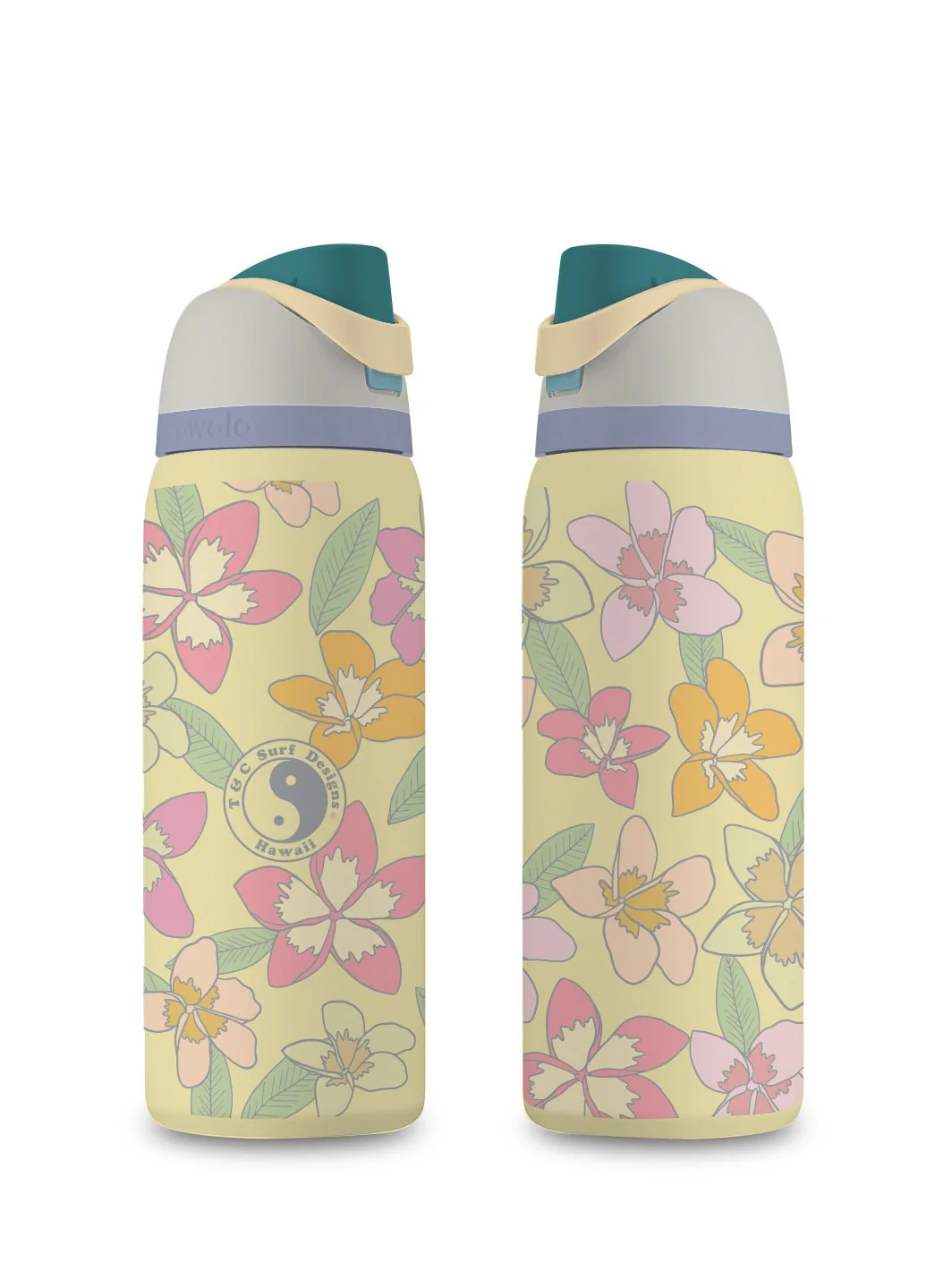T&C Surf 32 oz Plumeria Owala - Image 4
