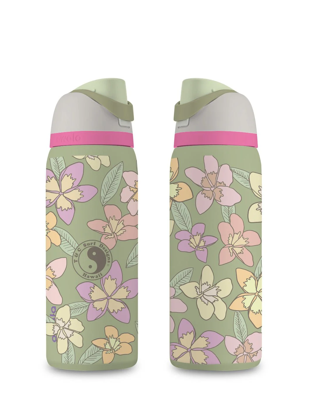 T&C Surf 32 oz Plumeria Owala - Image 8