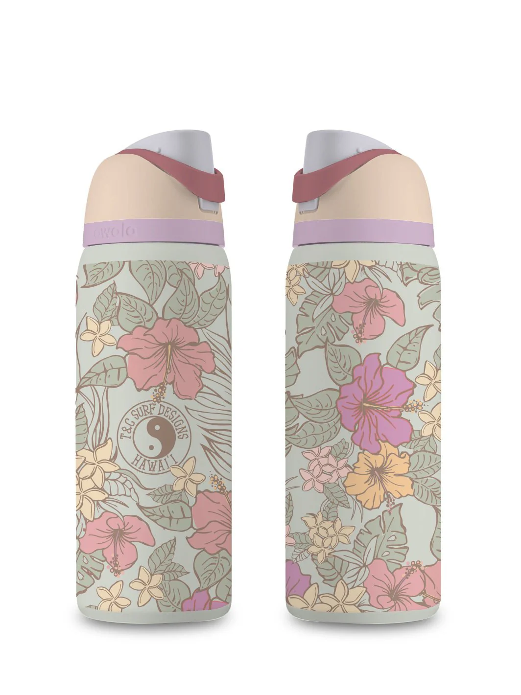 T&C Surf 32 oz Pua Ting Owala - Image 3