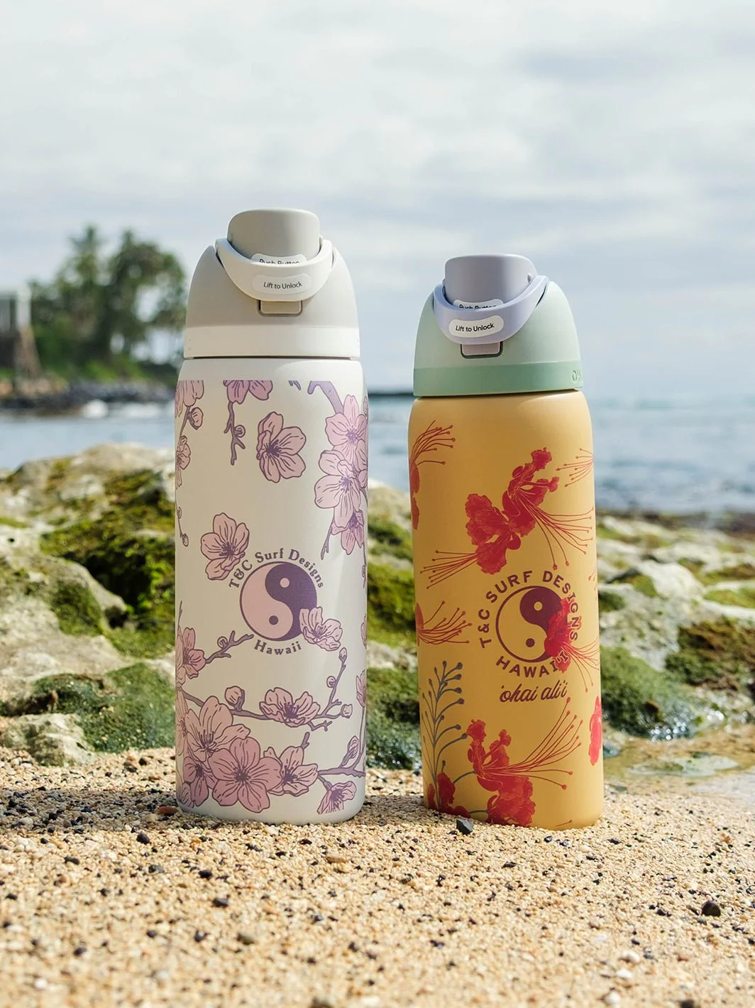 T&C Surf 32 oz Sakura Branch Owala - Image 5