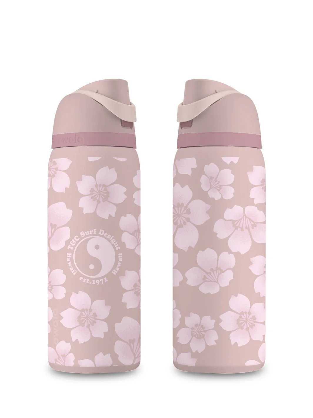 T&C Surf 32 oz Throwback Sakura Owala - Image 10