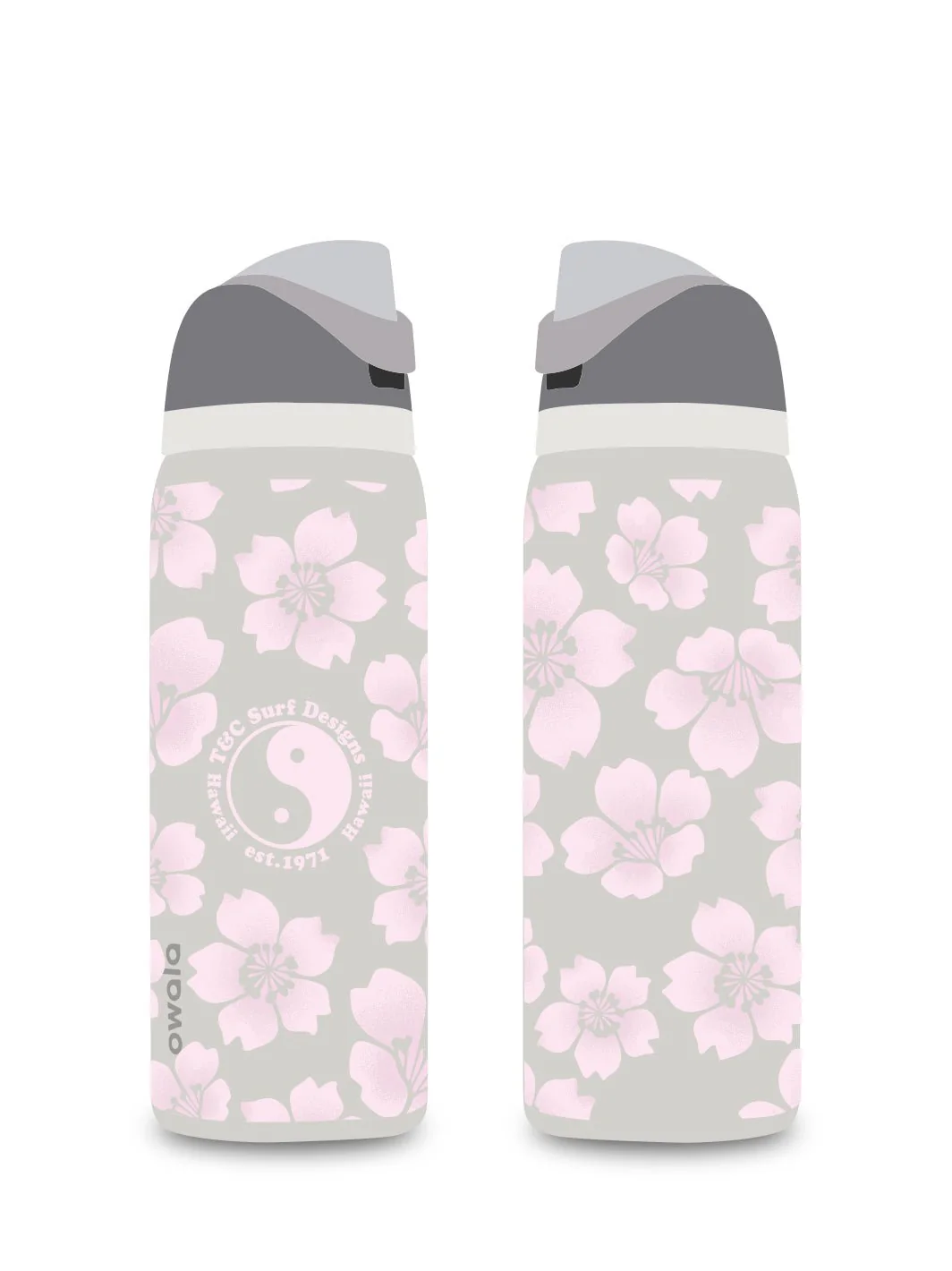 T&C Surf 32 oz Throwback Sakura Owala - Image 11