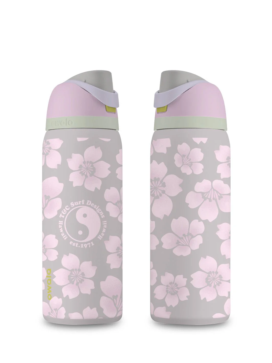T&C Surf 32 oz Throwback Sakura Owala - Image 12