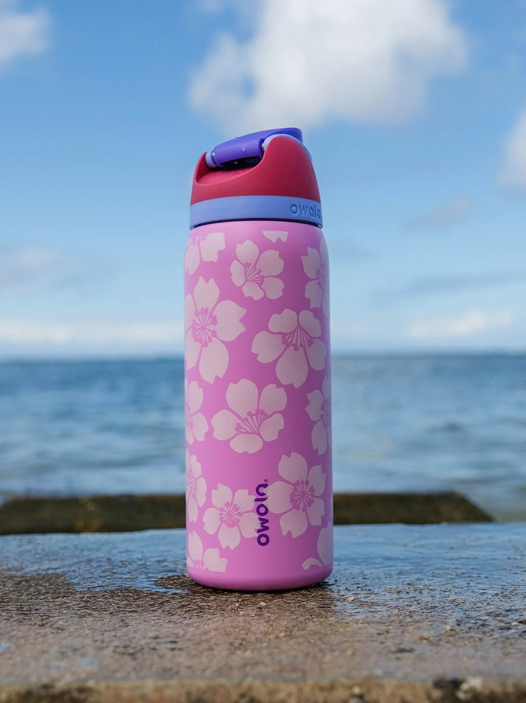 T&C Surf 32 oz Throwback Sakura Owala - Image 17