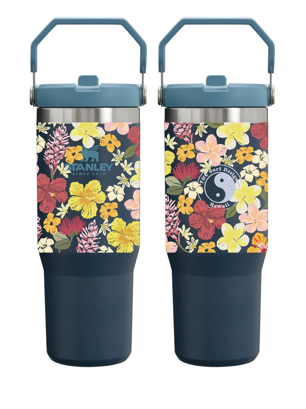 T&C Surf 30 oz All Ova Tropical Stanley The IcefIow™ Flip Straw Tumbler - Image 4
