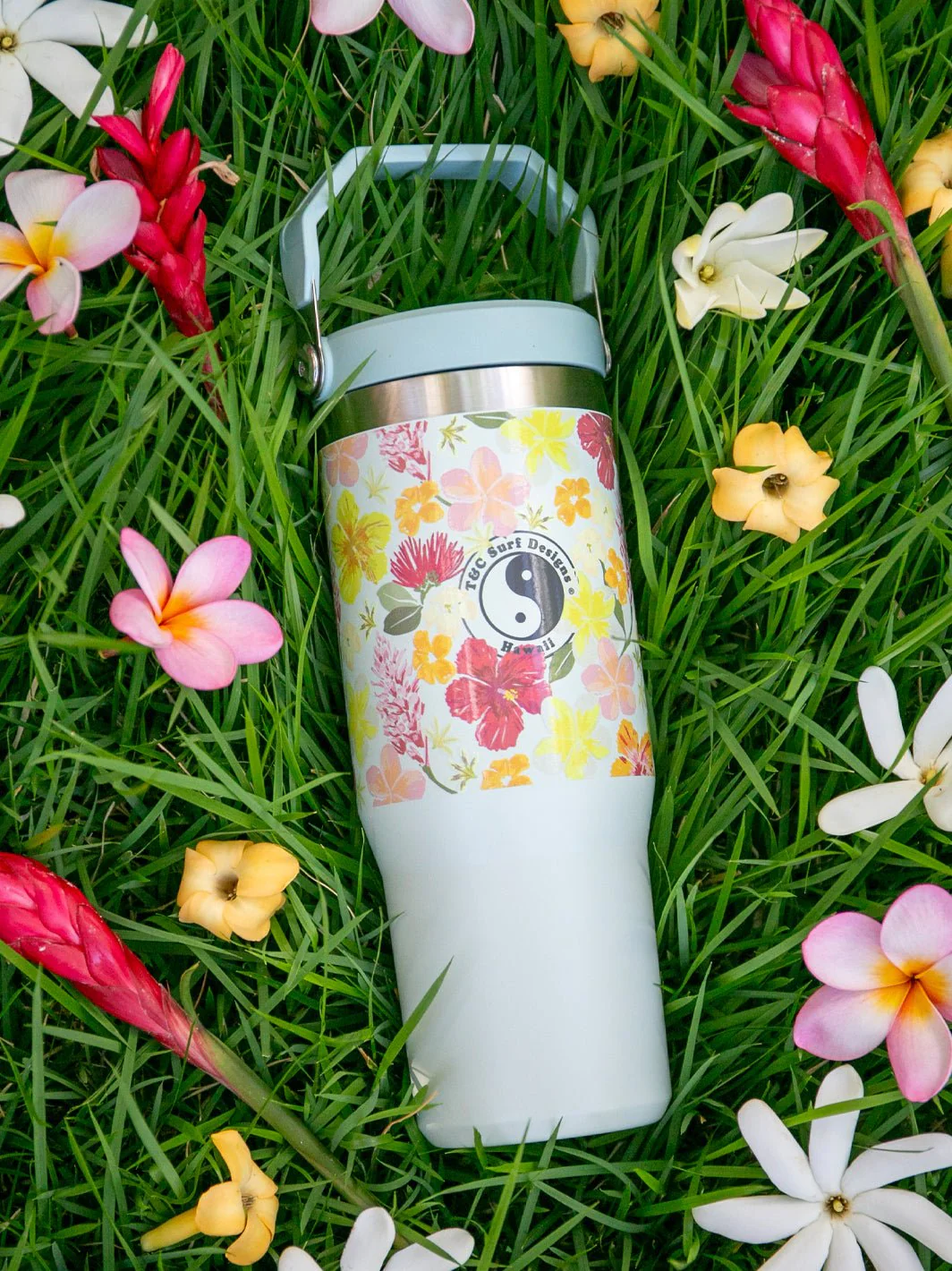 T&C Surf 30 oz All Ova Tropical Stanley The IcefIow™ Flip Straw Tumbler - Image 5
