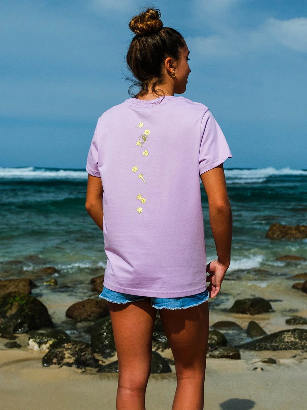Falling Puakeni Maple Tee - Image 5