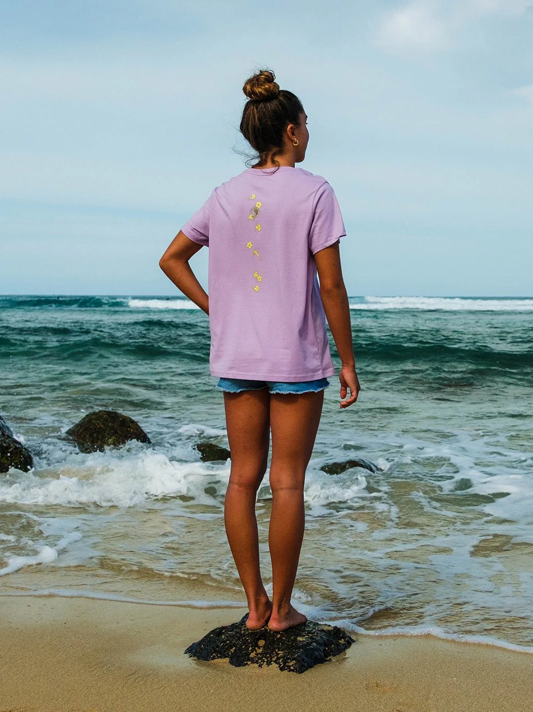 Falling Puakeni Maple Tee - Image 6