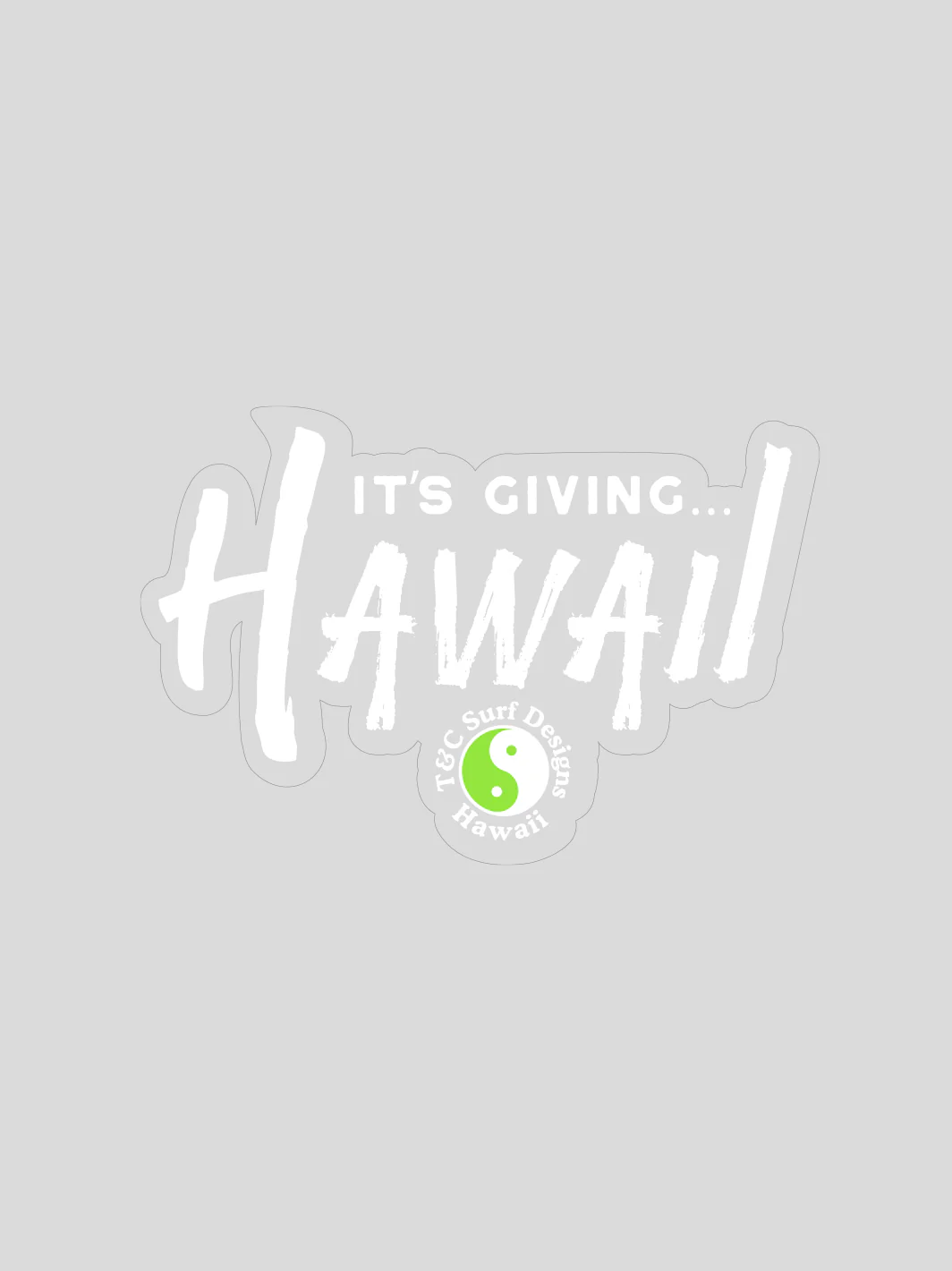 It's Giving Hawaii Sticker - Image 3