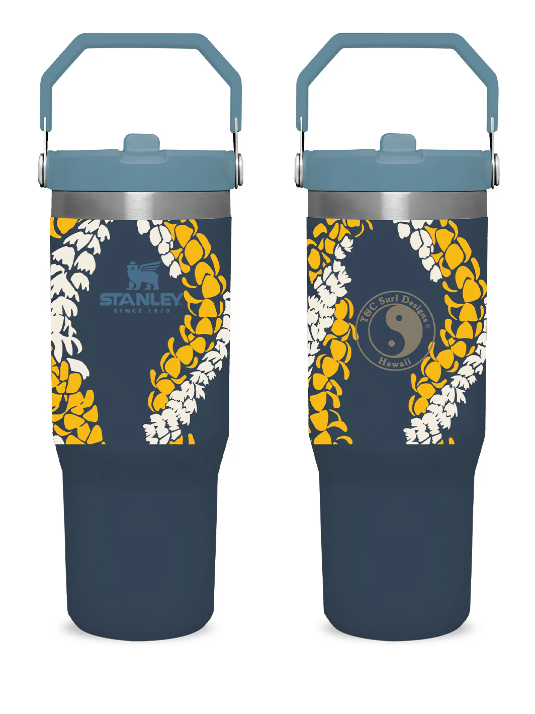 T&C Surf 30 oz Lei'd Back Stanley The IcefIow™ Flip Straw Tumbler - Image 12