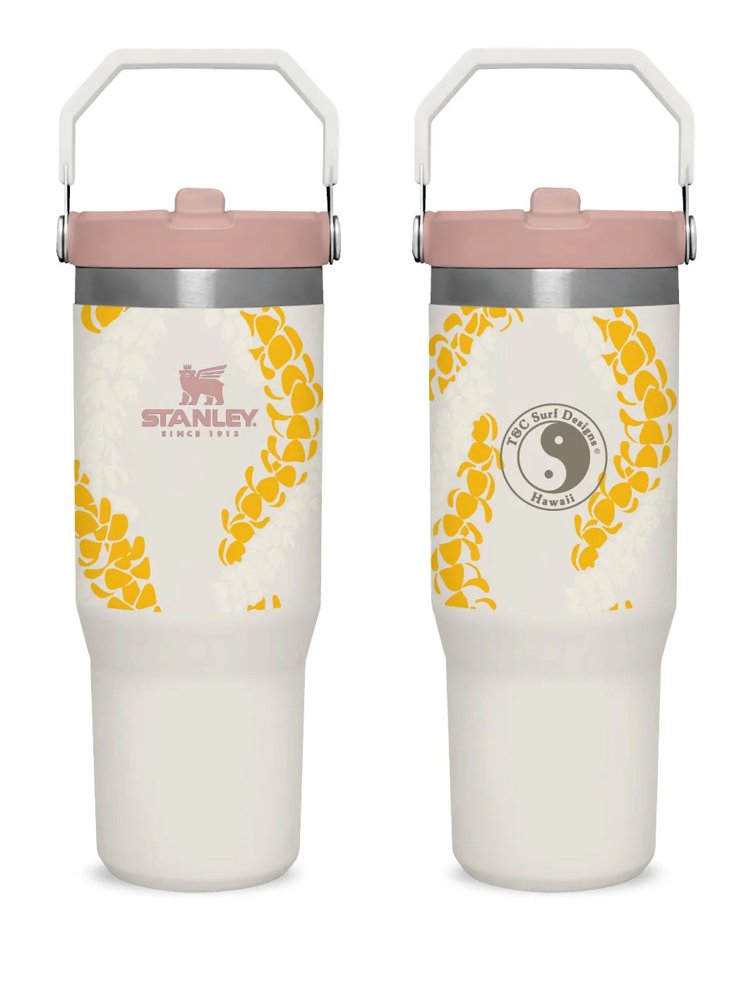 T&C Surf 30 oz Lei'd Back Stanley The IcefIow™ Flip Straw Tumbler - Image 4