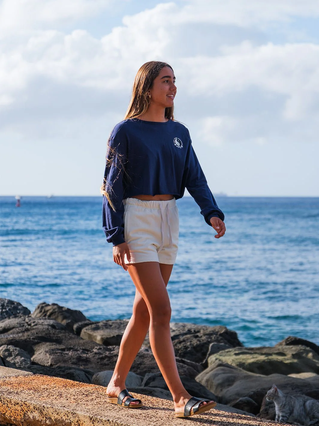 Shell Lei Crop Long Sleeve - Image 4